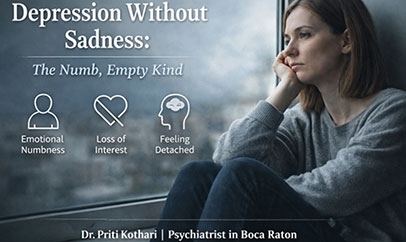 Depression Without Sadness: The Numb, Empty Kind